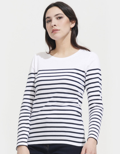 Women´s Long Sleeve Striped T-Shirt Matelot