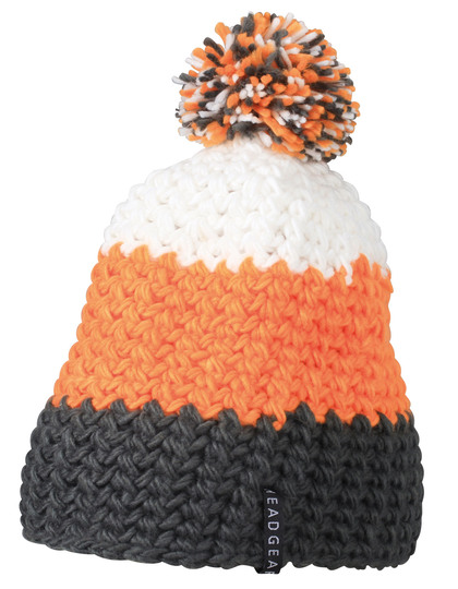 Crocheted Cap With Pompon
